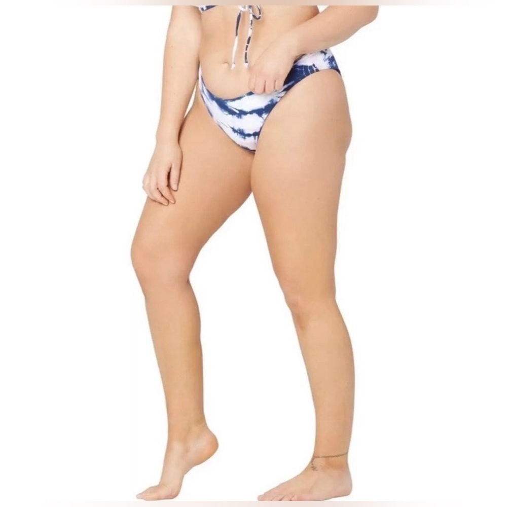 NWT L*Space Women’s Sandy Tie-Dye Full Bikini Bottom Sz XS